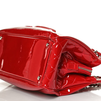 Chanel Vinyl Lipstick Ligne Tote Red 10 of 10