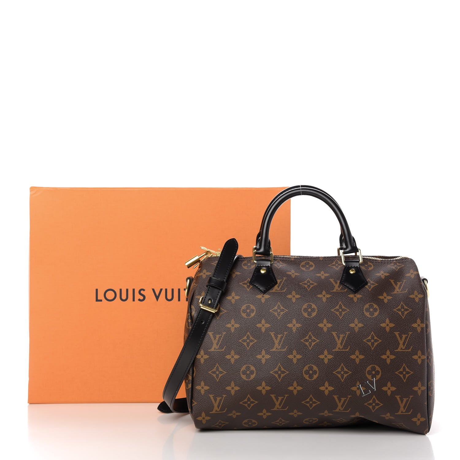 Louis Vuitton Monogram My World Tour Speedy Bandouliere 30 Black 11 of 11