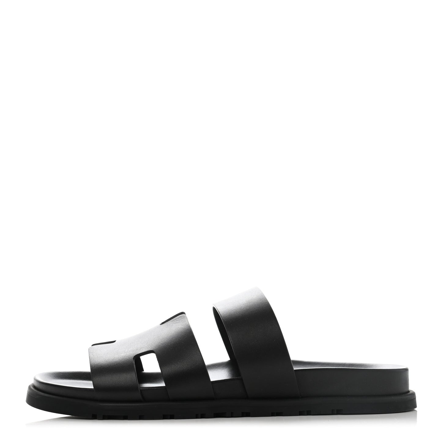 Calfskin Mens Ankara Sandals 42 Black