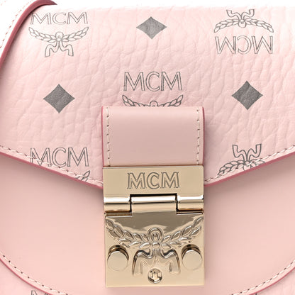 MCM Visetos Mini Patricia Crossbody Belt Bag Powder Pink 8 of 11