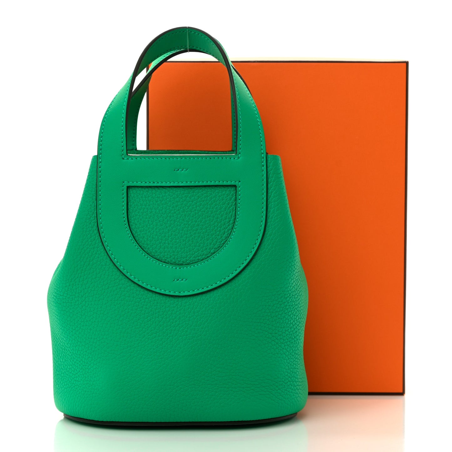 Taurillon Clemence Swift In-The-Loop 18 Bag Vert Comics