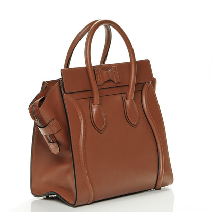 Celine Smooth Calfskin Mini Luggage Sienna 3 of 9