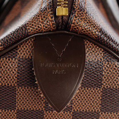Louis Vuitton Damier Ebene Speedy 30 7 of 8
