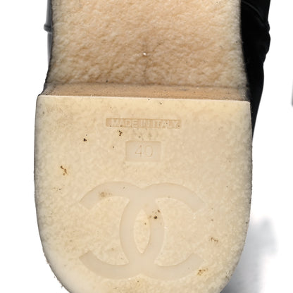 Chanel Calfskin CC Turnlock High Boots 40 Black 6 of 8