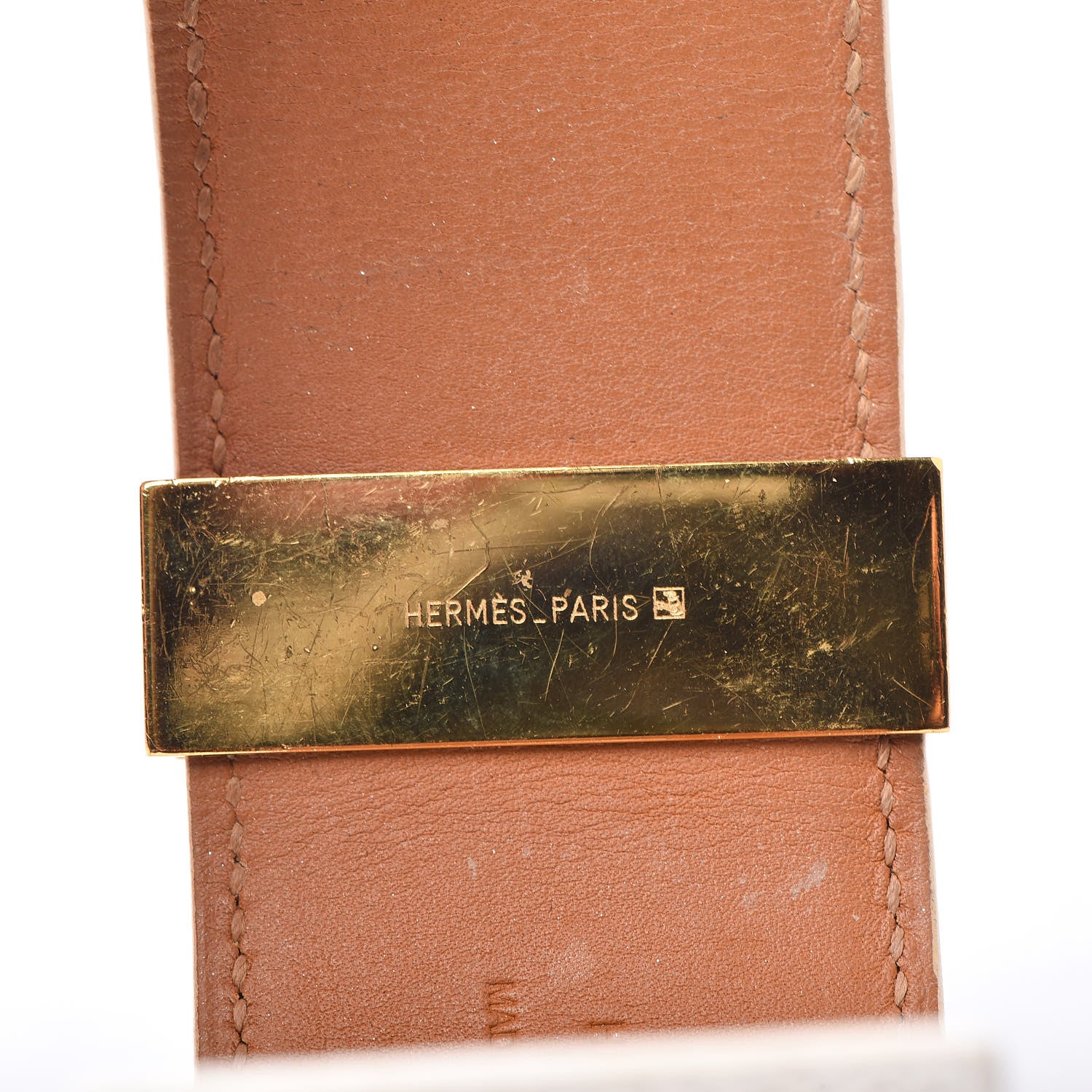 Hermes Epsom Collier de Chien CDC Bracelet M White 7 of 7