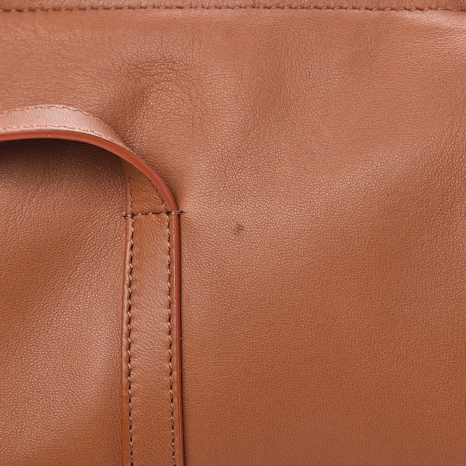 Mansur Gavriel Lambskin Mini Duffel Bag Saddle 8 of 12
