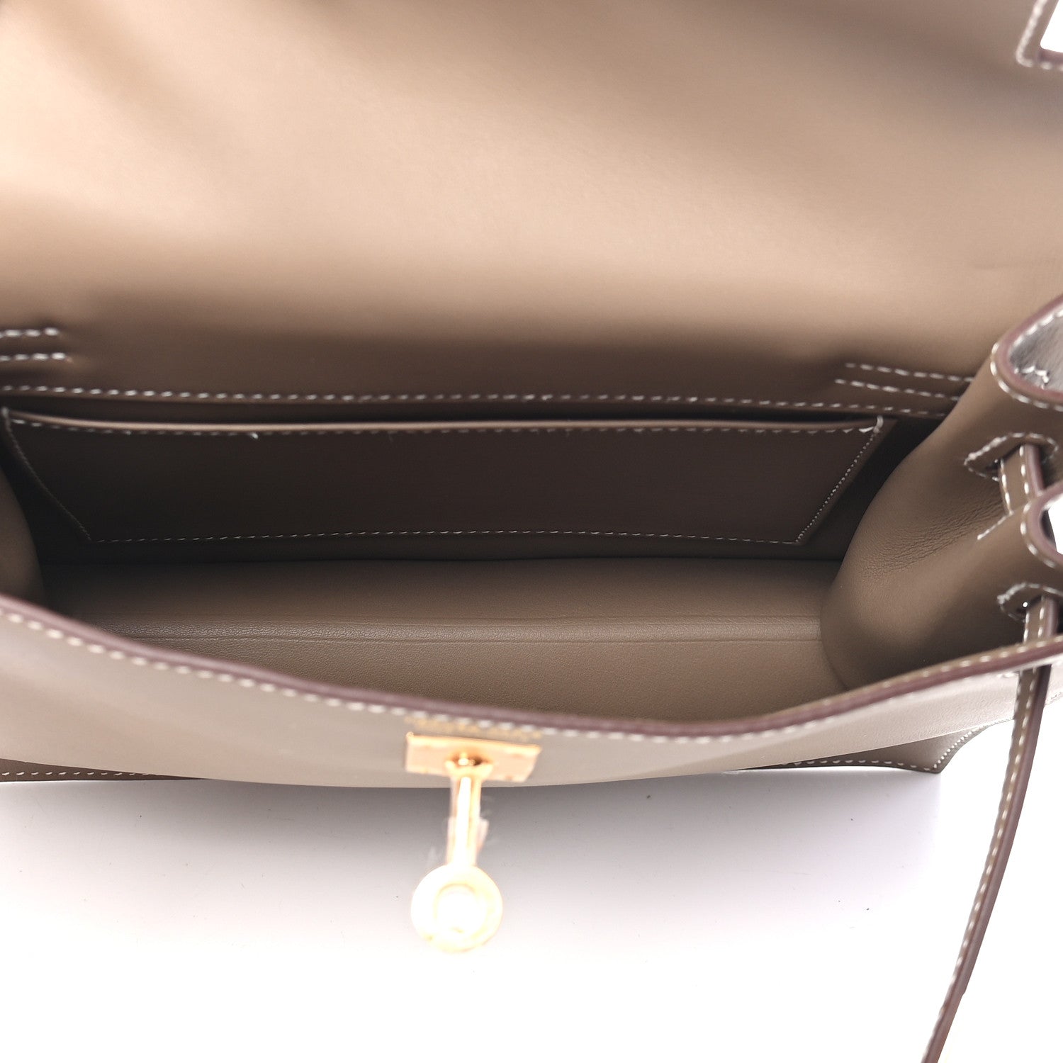 Hermes Swift Kelly Danse II Belt Bag Etoupe 5 of 8