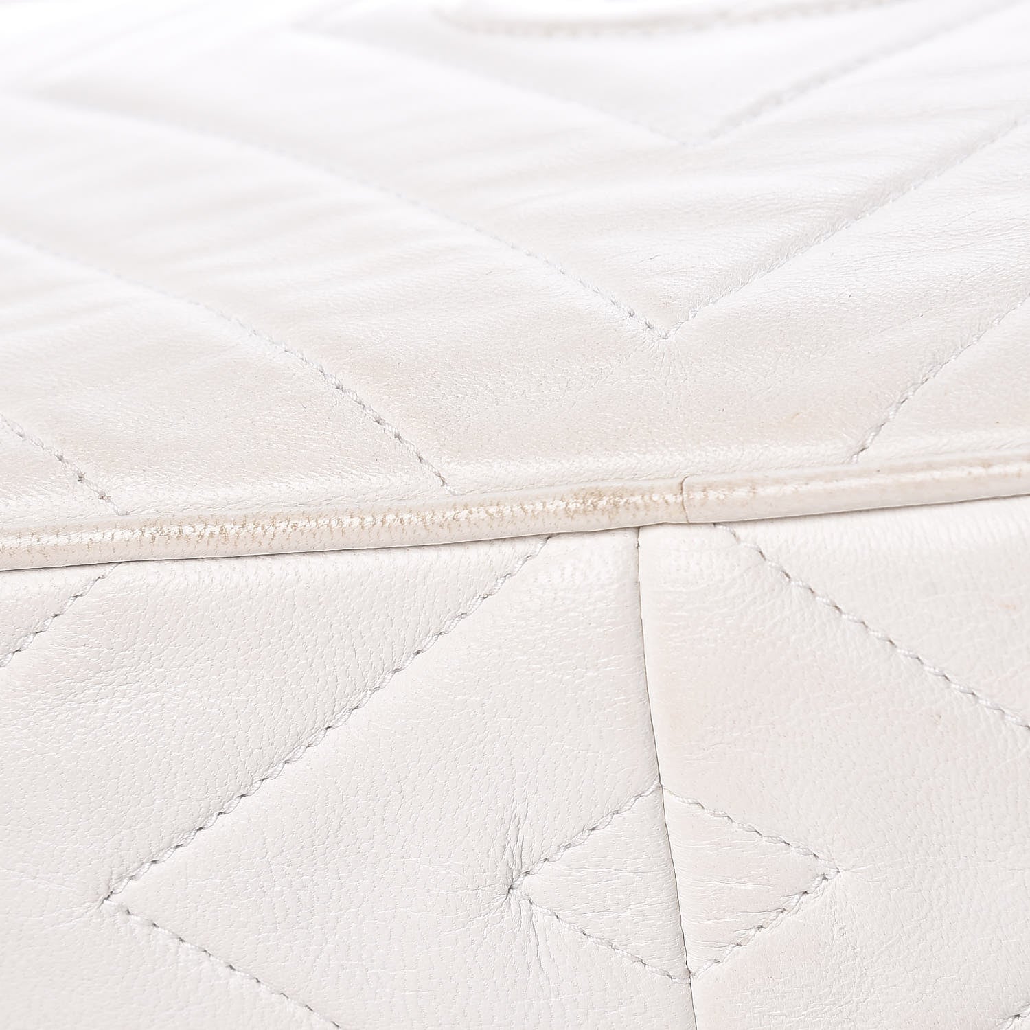 Chanel Lambskin Chevron Tassel Camera Case White 15 of 21