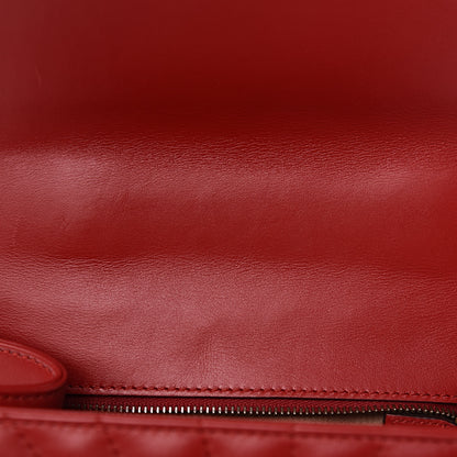 Gucci Calfskin Bamboo Trapuntata Queen Margaret Backpack Hibiscus Red 8 of 12