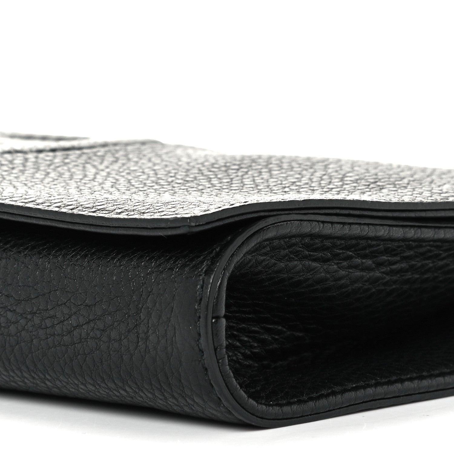 Gucci Pebbled Calfskin Medium Soho Clutch Black 11 of 12