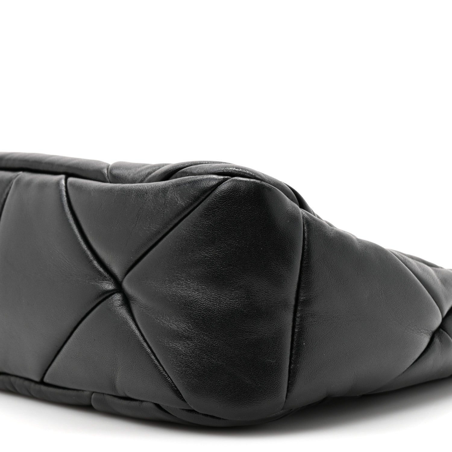 Prada Nappa Triangle Quilted Patchwork System Bag Black 8 of 9