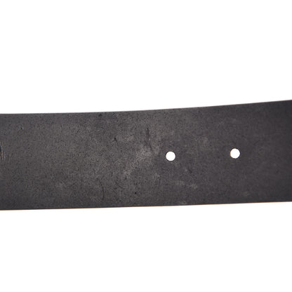 Gucci Selleria Calfskin Monochrome Interlocking G 37mm Belt 75 30 Black 7 of 8