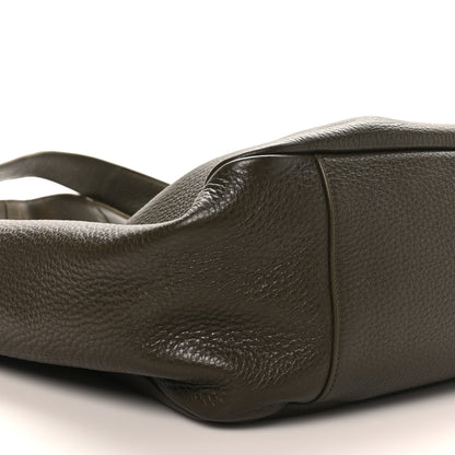 Saint Laurent Grained Deerskin Bea Tote Musk 8 of 9