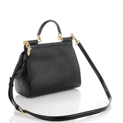 Dolce & Gabbana Dauphine Medium Miss Sicily Satchel Black 3 of 6