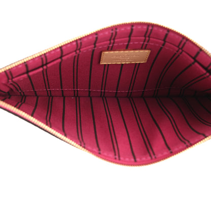 Louis Vuitton Monogram Neverfull MM GM Pochette Pivoine 6 of 7