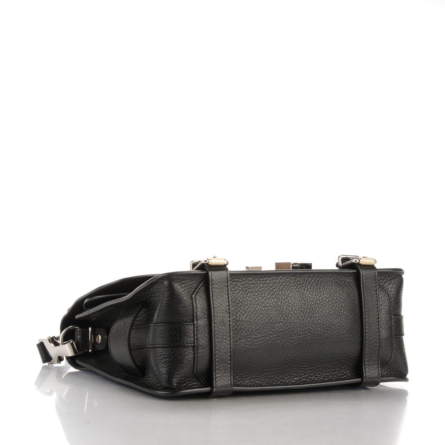 Calfskin PS11 Classic Shoulder Bag Black