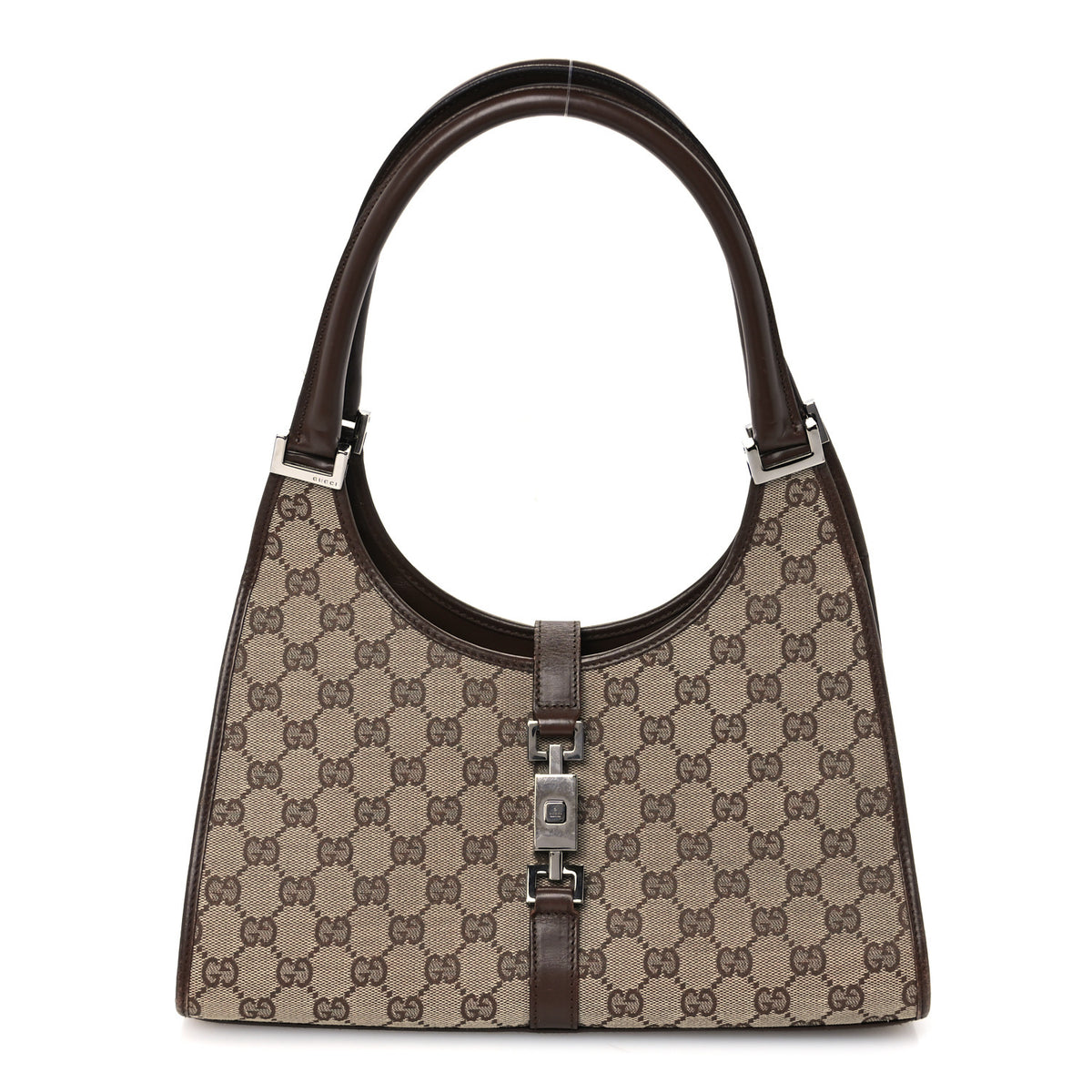 Monogram Small Bardot Bag Brown