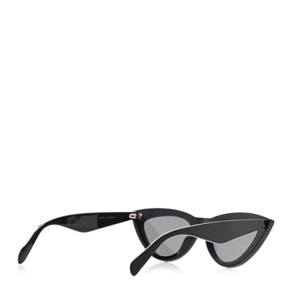 Celine Acetate Crystal Cat Eye Sunglasses CL4019IS Black 4 of 6