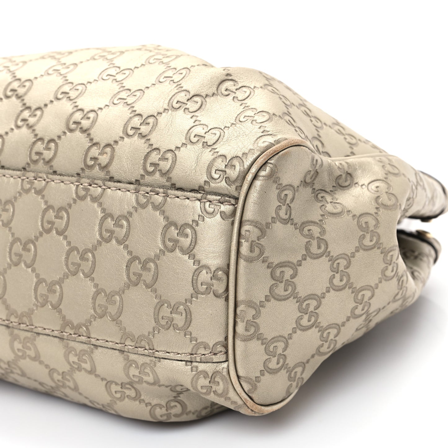 Guccissima Medium Sukey Tote Champagne