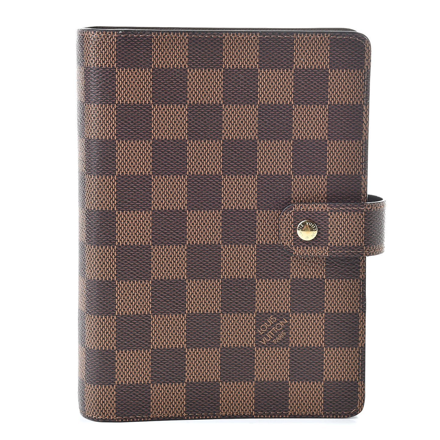 Damier Ebene Medium Ring Agenda Cover