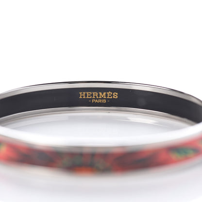 Hermes Enamel Printed Brazil Narrow Bracelet 65 4 of 5