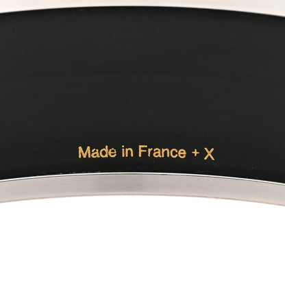Hermes Enamel Printed Wide Le Marche de Savana Bracelet 70 Romantique 5 of 5