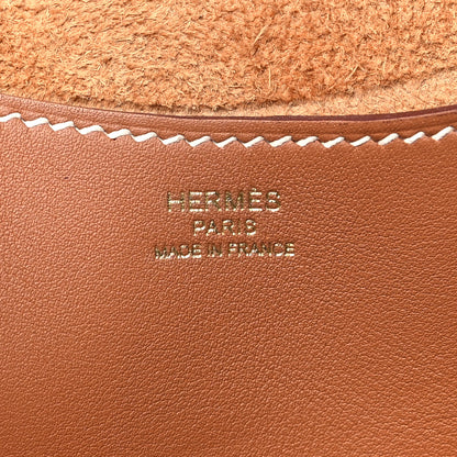 Hermes Taurillon Clemence Swift In-The-Loop 18 Bag Gold 6 of 10