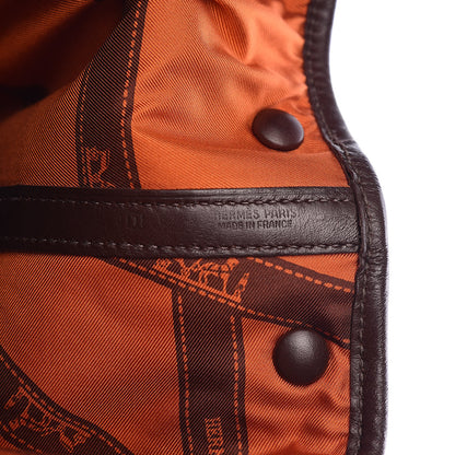 Hermes Swift Bolduc Twilly Garden Party TPM Chocolate 6 of 11