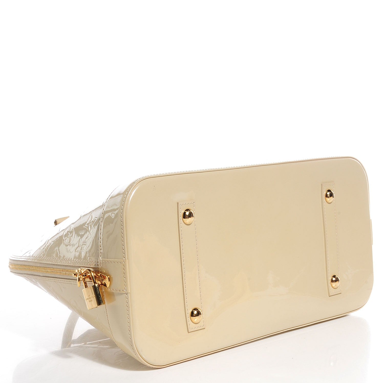 Louis Vuitton Vernis Alma GM Blanc Corail 4 of 7