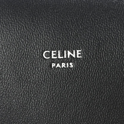 Celine Triomphe Canvas Lambskin Phone Pouch With Flap Black 7 of 8