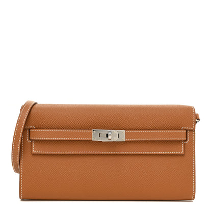 Hermes Epsom Kelly Wallet To Go Gold 1 of 12