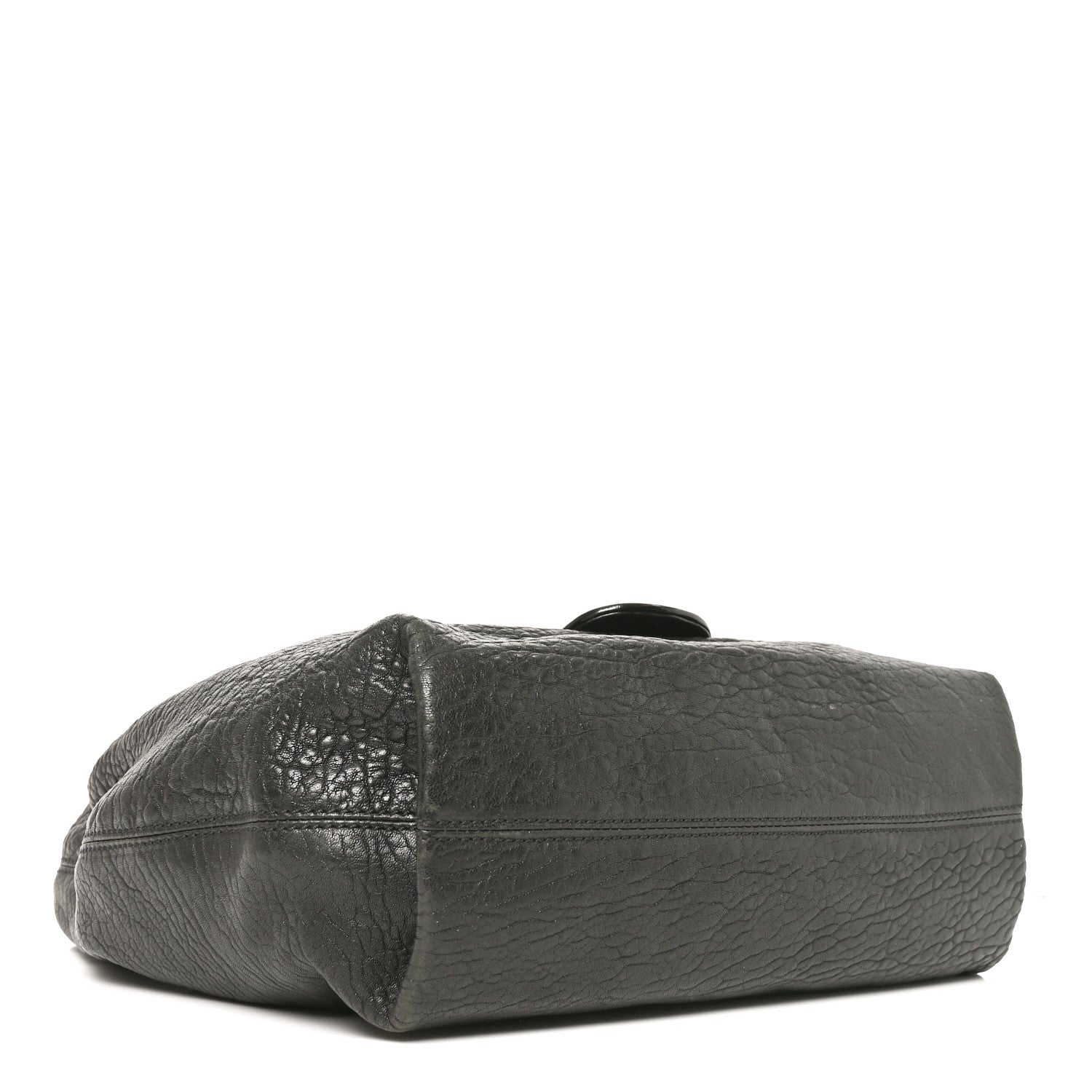 Fendi Nappa Patent B Buckle Hobo Black 4 of 11