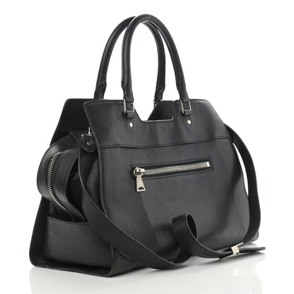 Proenza Schouler Vacchetta Calfskin Small PS13 Satchel Black 3 of 12