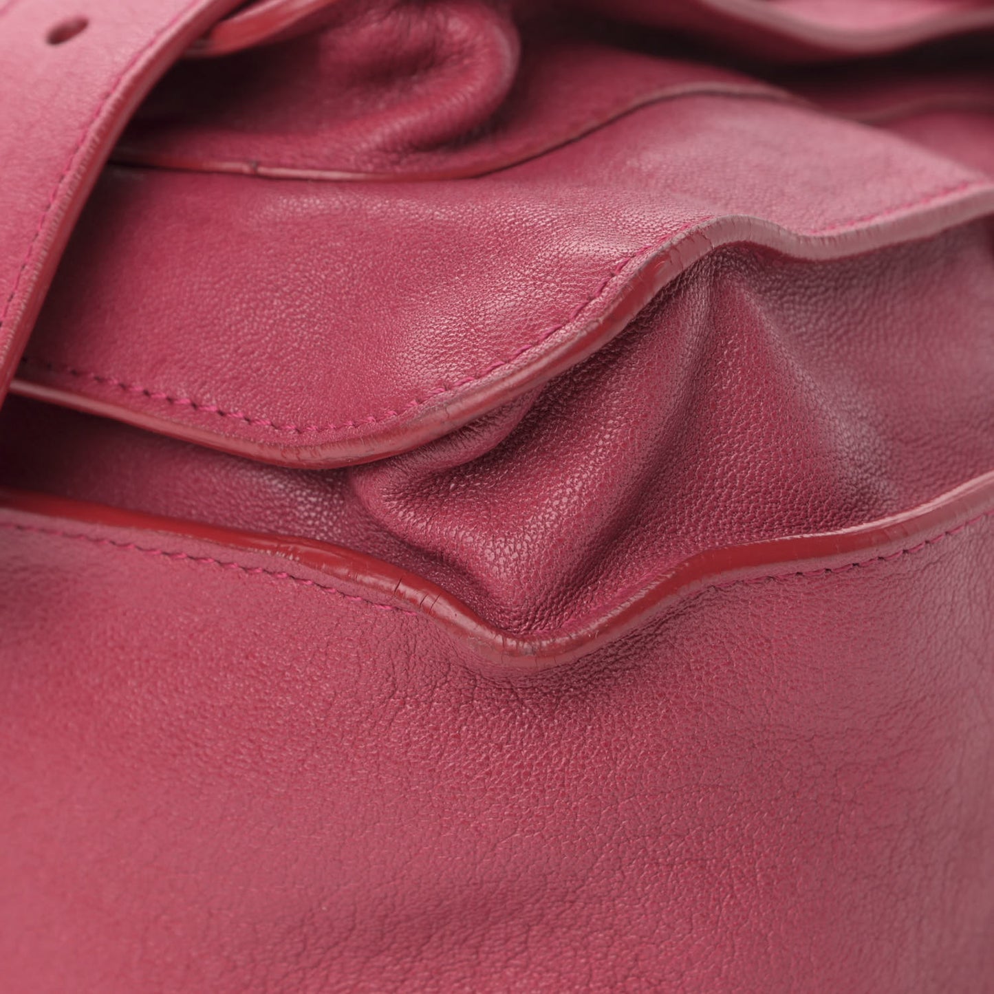 Lambskin Medium PS1 Satchel Raspberry
