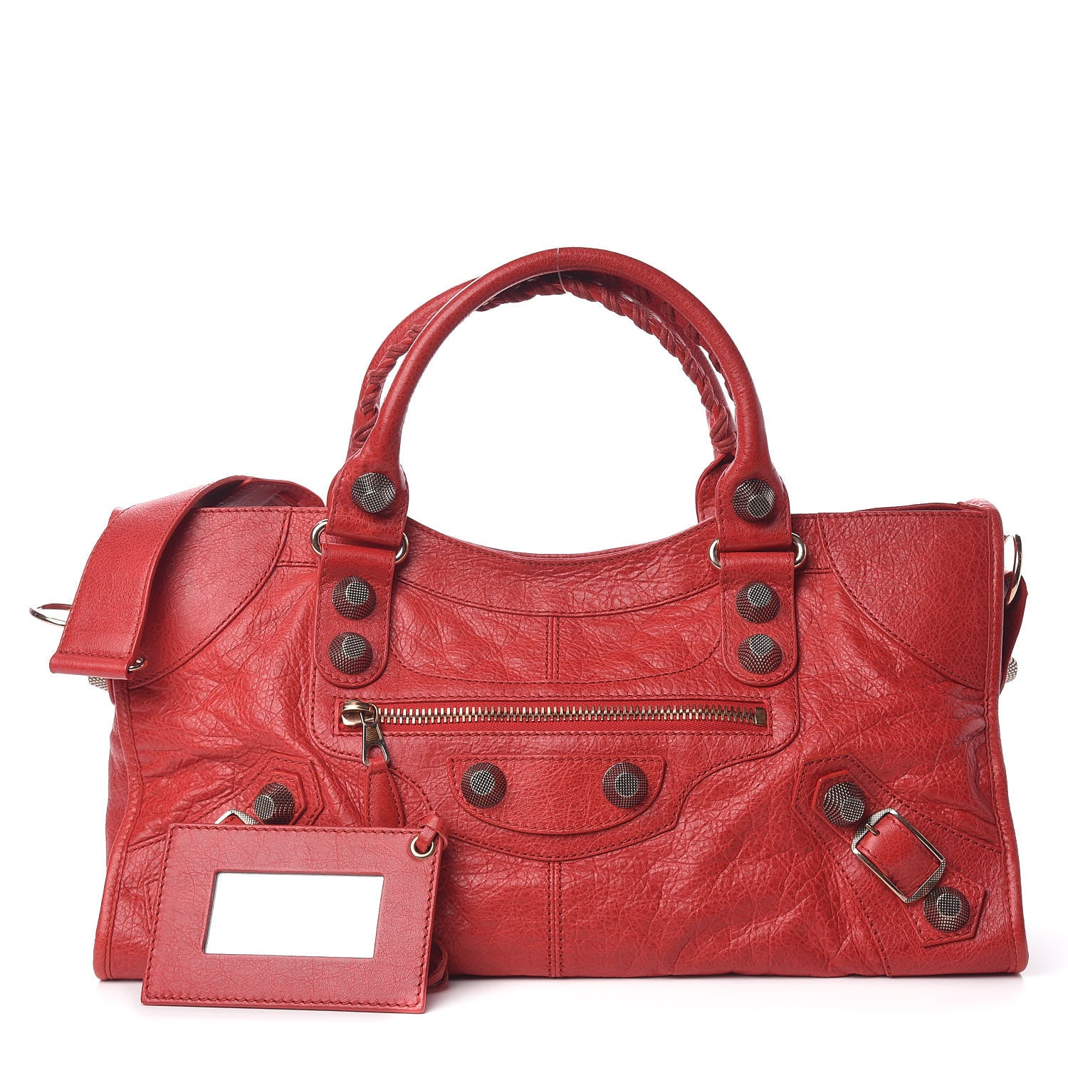 Balenciaga Agneau Giant 21 Rose Gold Hardware Part Time Coquelicot 2 of 10