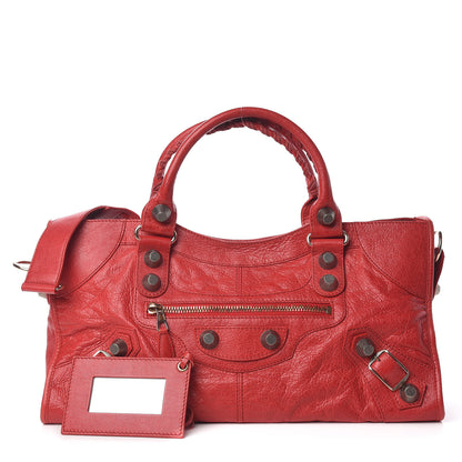 Balenciaga Agneau Giant 21 Rose Gold Hardware Part Time Coquelicot 2 of 10