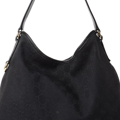 Gucci Monogram Medium New Britt Hobo Black 12 of 12