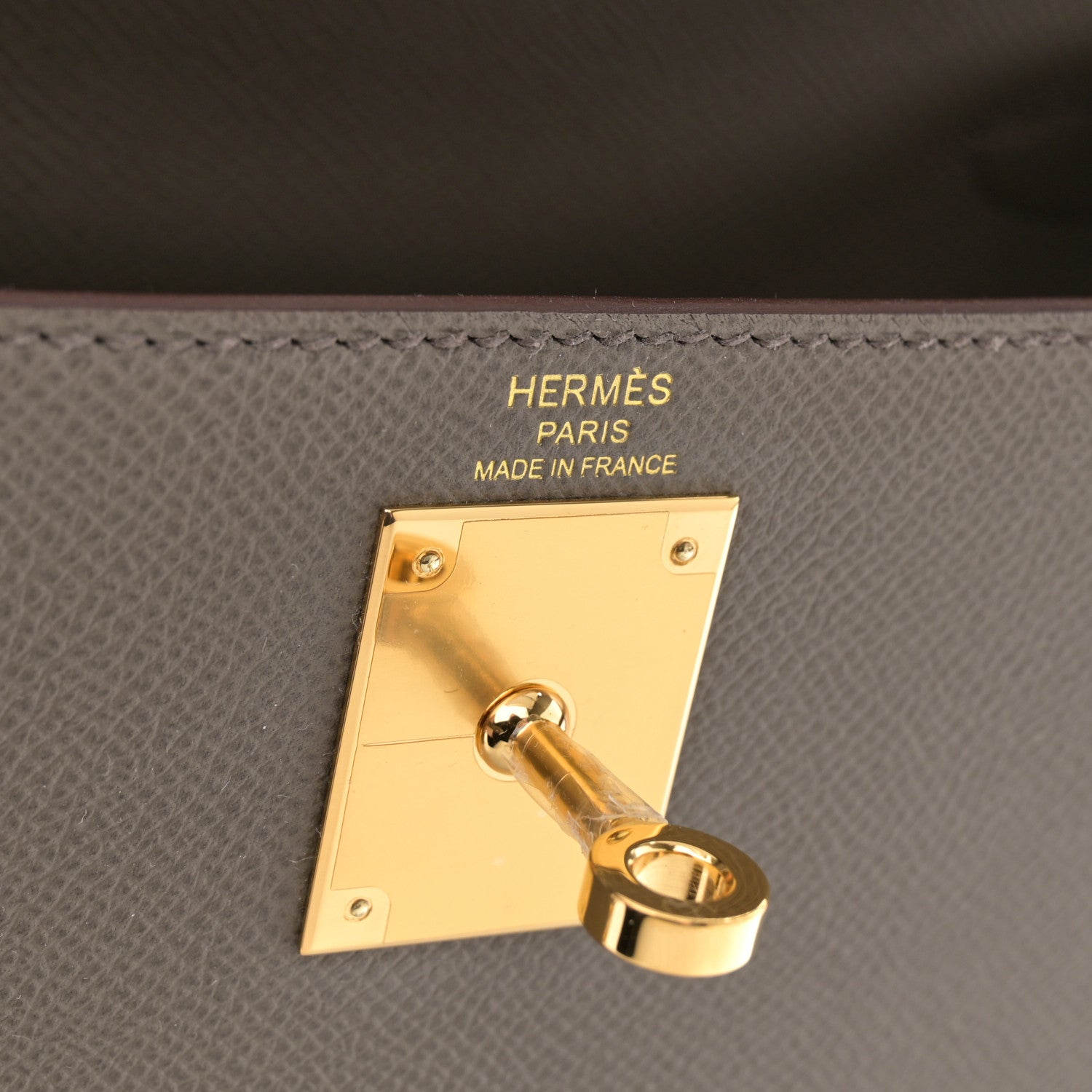 Hermes Epsom Kelly Sellier 28 Etain 6 of 11