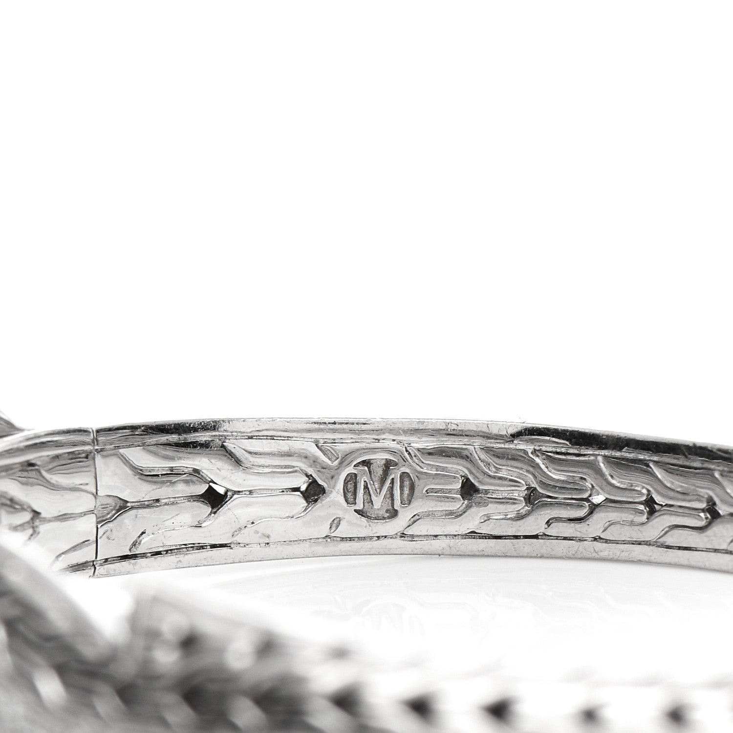 John Hardy Sterling Silver Diamond Leaf Bracelet 4 of 4