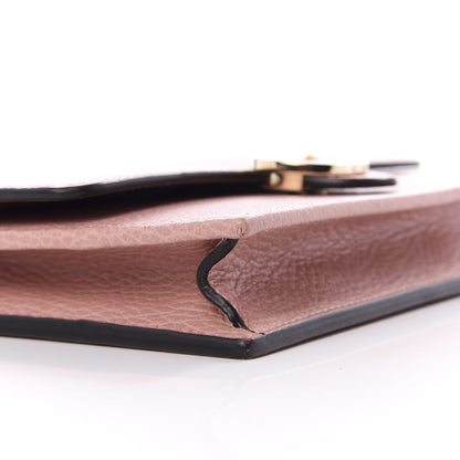 Gucci Dollar Calfskin Interlocking G Chain Wallet Soft Pink 6 of 9