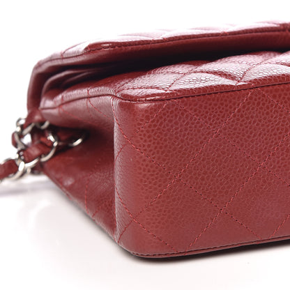 Chanel Caviar Quilted Medium Double Flap Red 9 of 10