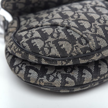 Christian Dior Monogram Saddle Bag Black 8 of 13