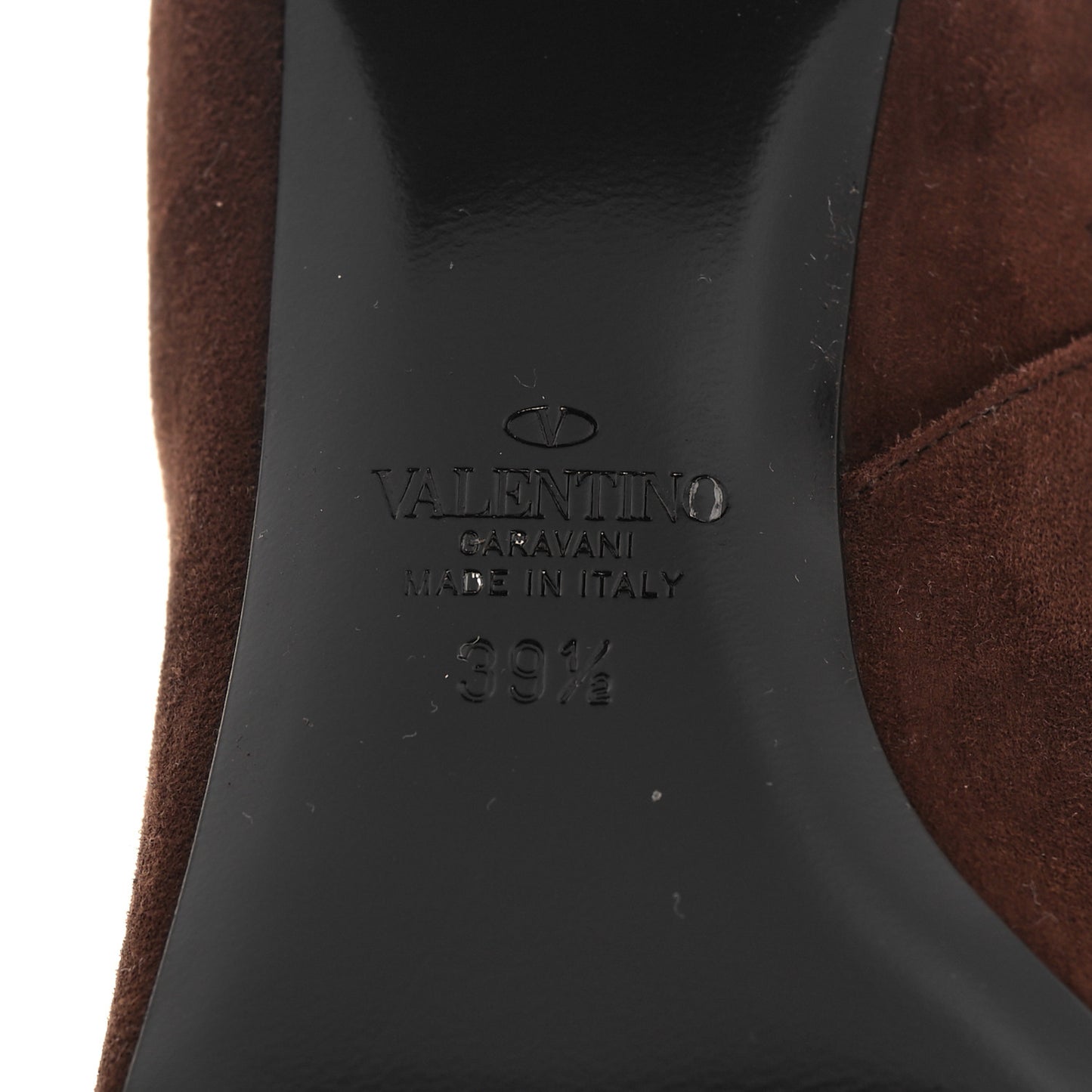 Suede Snake Maison Knee High 45mm Boots 39.5 Fondant