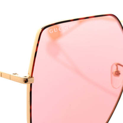 Gucci Square Frame GG0536S Sunglasses Gold 5 of 9