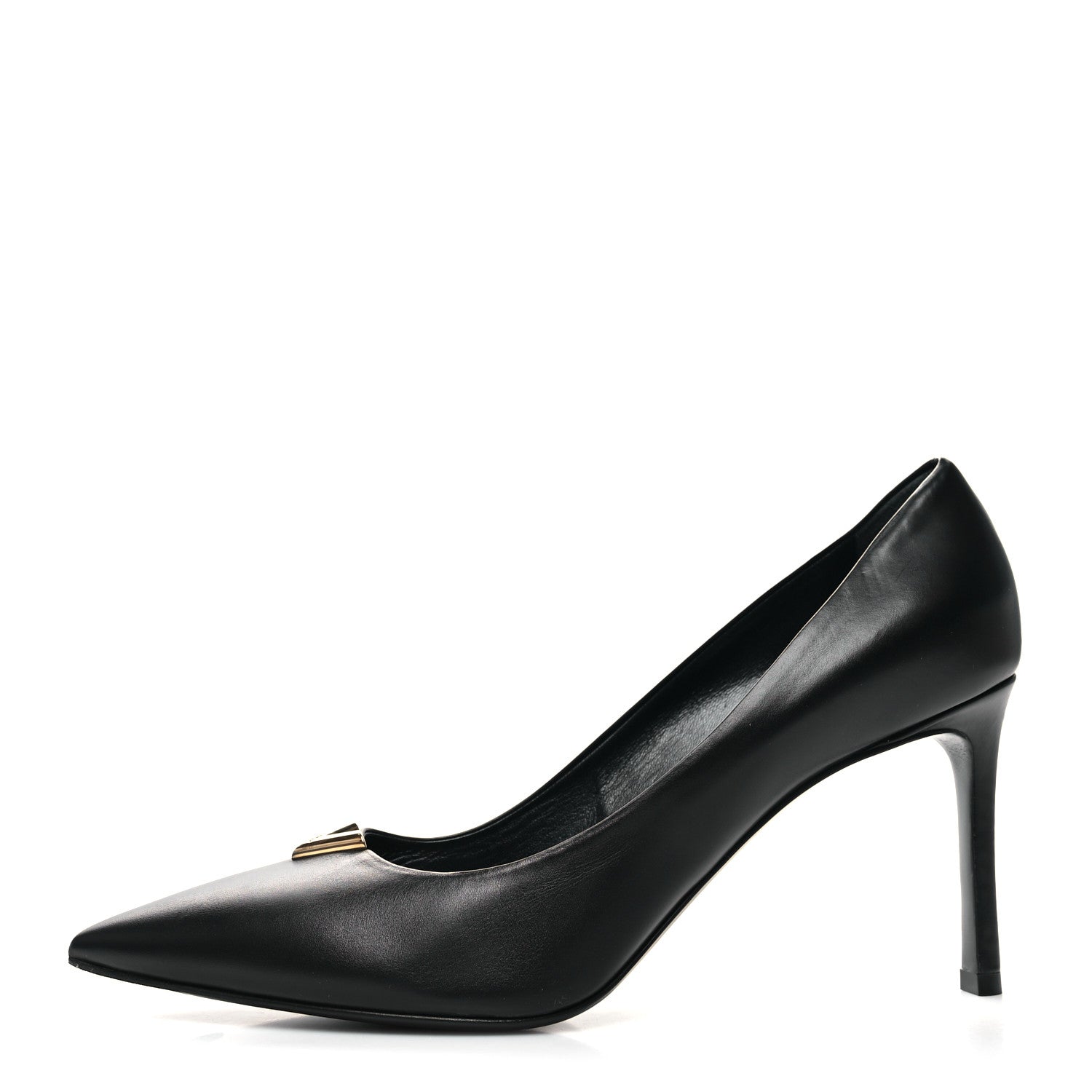 Louis Vuitton Calfskin Heartbreaker Pumps 41 Black 1 of 8