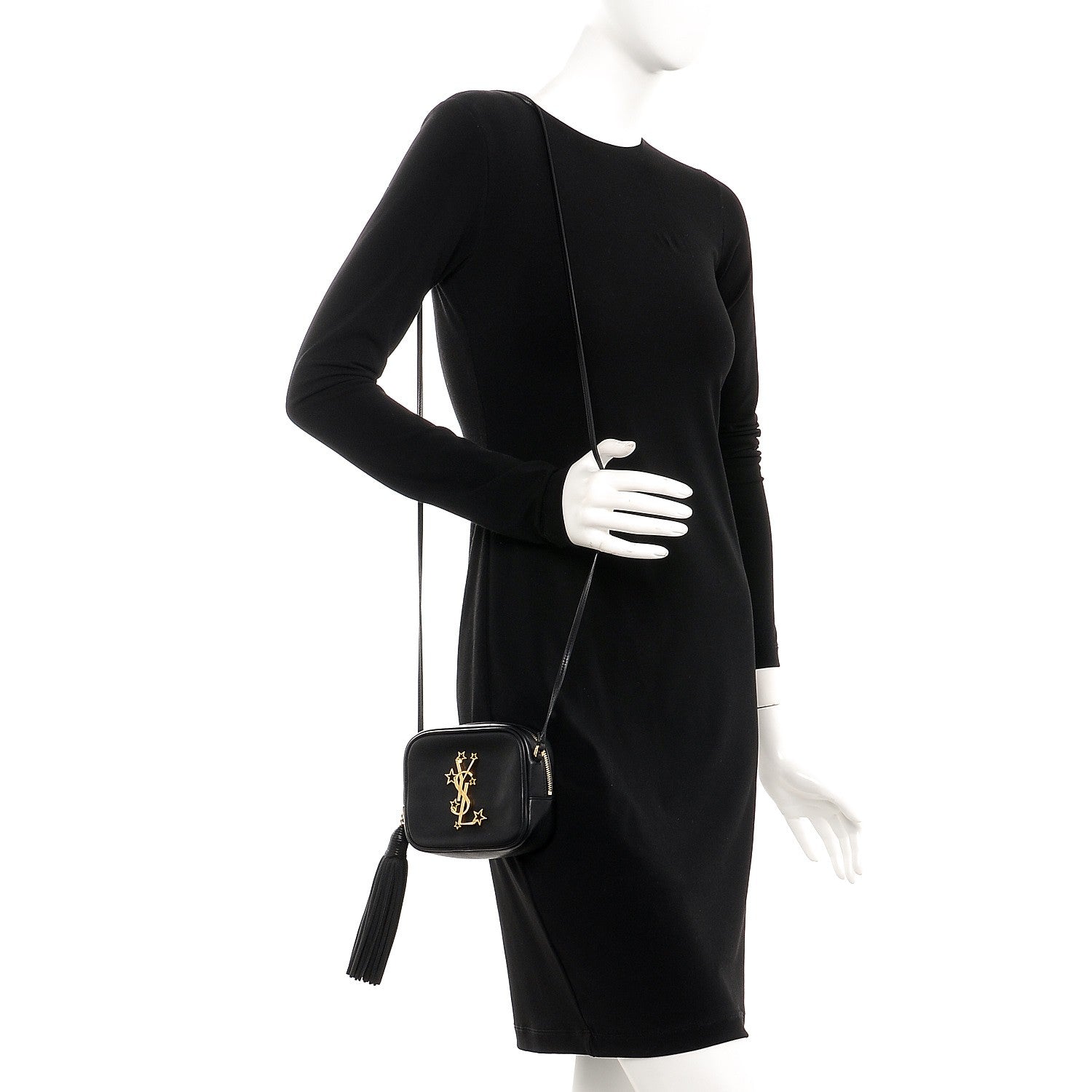 Saint Laurent Nappa Star Monogram Blogger Bag Black 2 of 7