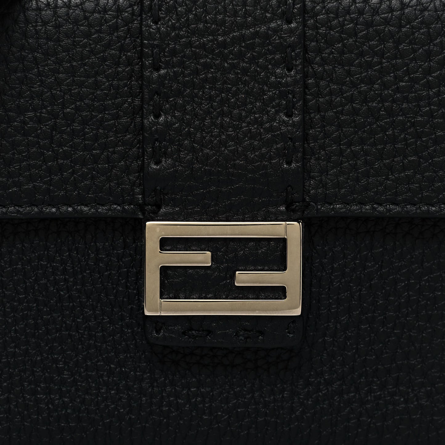 Cuoio Romano Selleria Baguette Belt Pouch Black