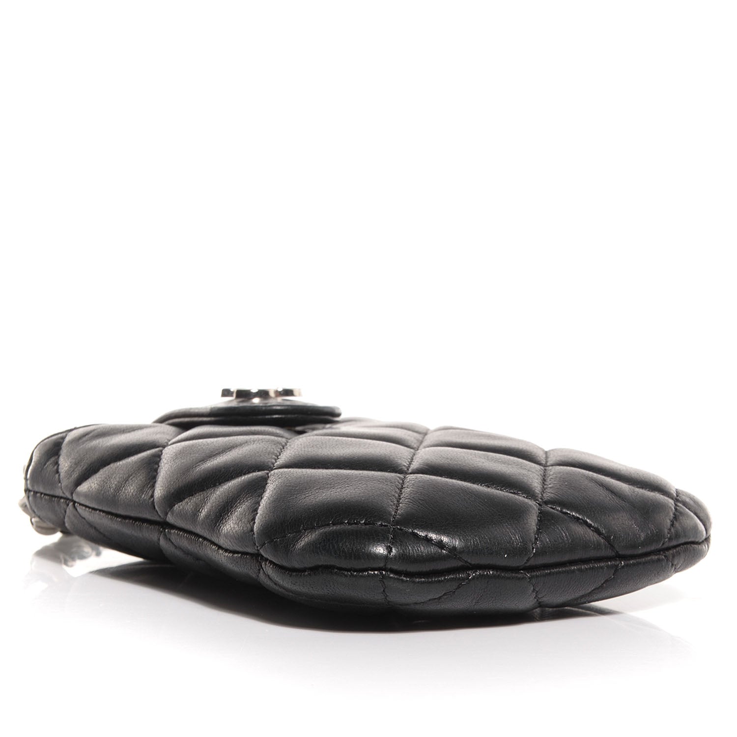 Chanel Lambskin Quilted Chain Phone Case Black 4 of 7