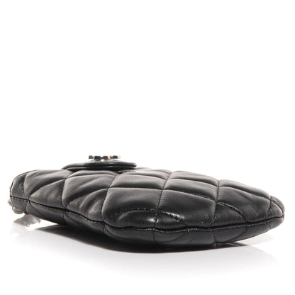 Chanel Lambskin Quilted Chain Phone Case Black 4 of 7