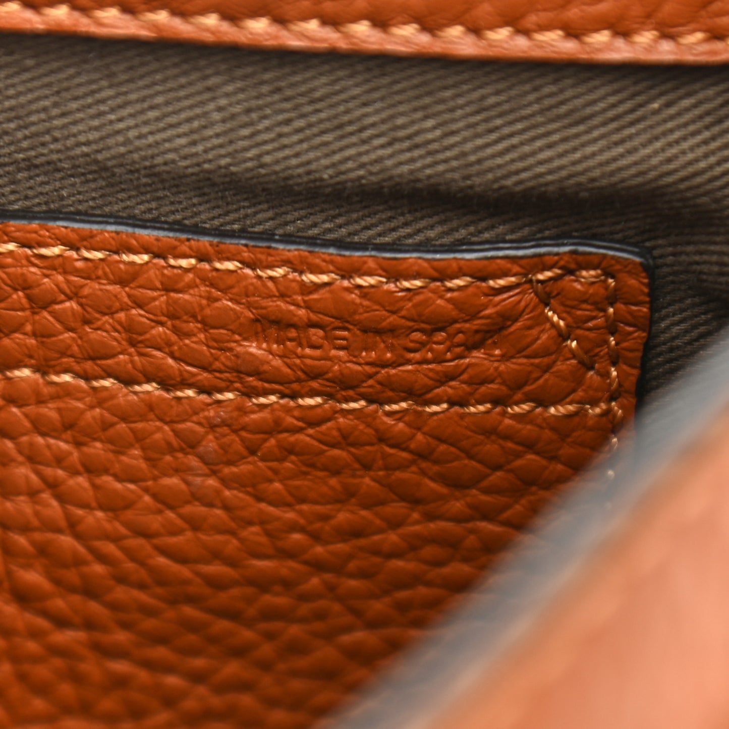 Calfskin Mini Marcie Round Crossbody Bag Tan